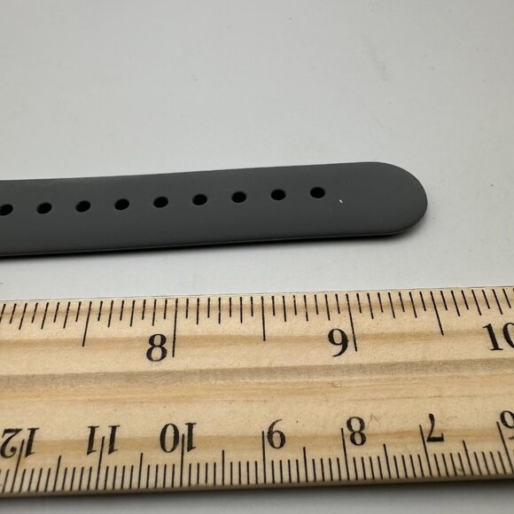 Golden Hour Nurse Watch Women Silver Tone Grey Silicone Band New Battery - Picture 13 of 14